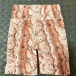 Victoria's Secret Snake Print Bike Shorts